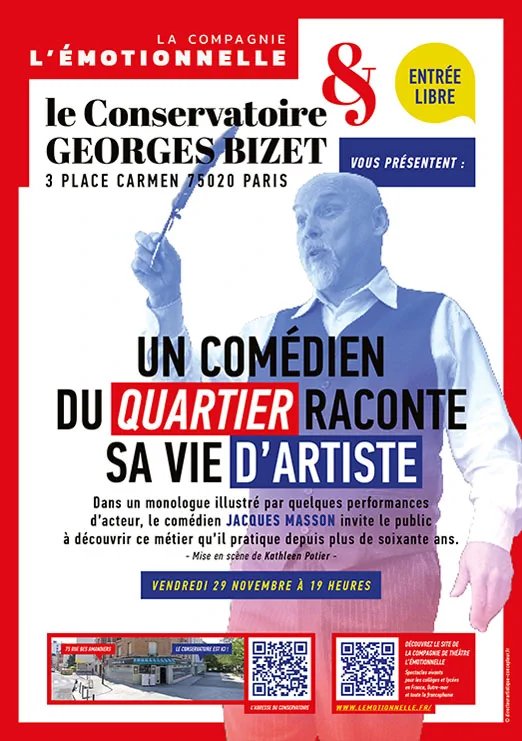 Compagnie de Théâtre l'ÉMOTIONNELLE 15 Affiche Lemotionnel Spectacle Conservatoire GeorgesBizet