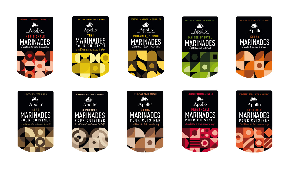 Sauces Marinades - Apollo -Le PAckaging déginit
