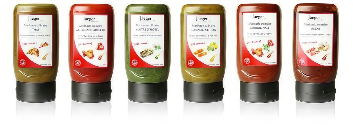 L’ancienne gamme de sauces Marinades - Apollo - Solina