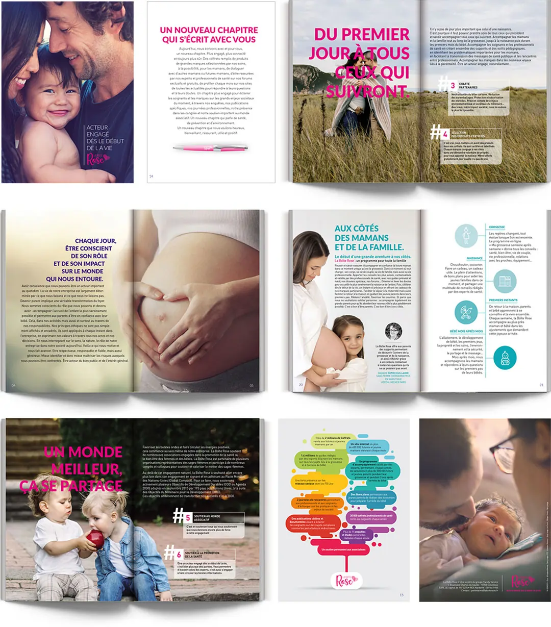 La Boîte Rose / Branding 4 32 Pages brochure la boite rose copie