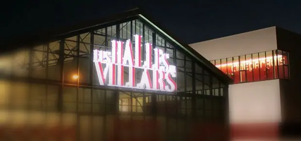 HALLE-PRES les halles de Villars, un ancien bâtiment industriel du XIXe siècle de la ville de Fontainebleau</p>
<p>