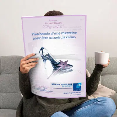 Banque-Pop-Insitu Campagne de la banque Populaire de l'ouest et ses nouvelles offres pour les étudiants et les premiers emplois