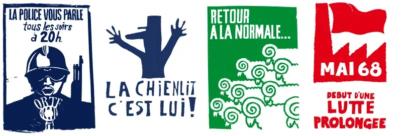 Affiche mai 68 de Grapus