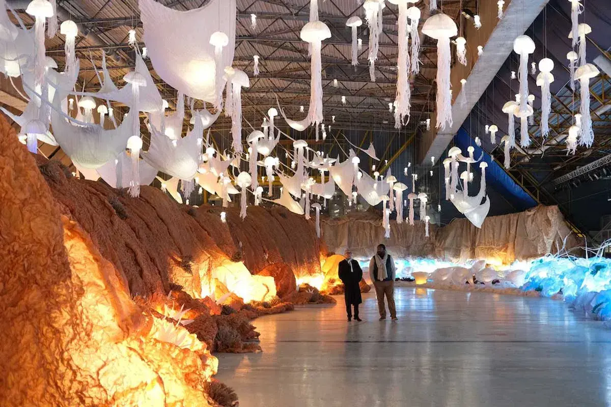 exposition « L’Océan de Léa » dans l’ancienne patinoire de Saint-Ouen /