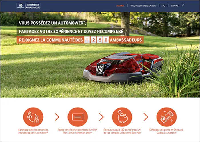 Advocacy Marketing - HUSQVARNA / AUTOMOWER - France