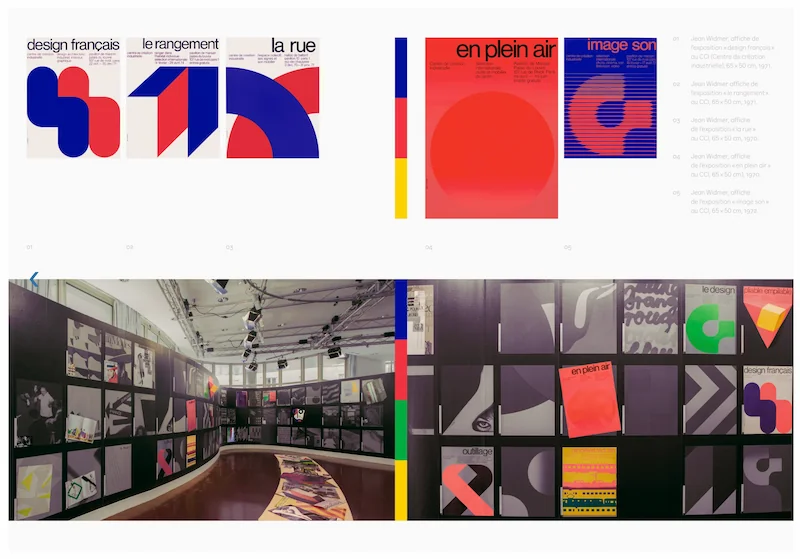 Design de Jean Widmer - Catalogue exposition - 2