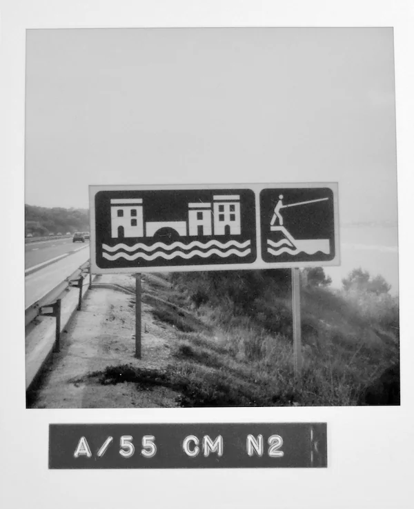 Signalétique autoroute de Jean Widmer
