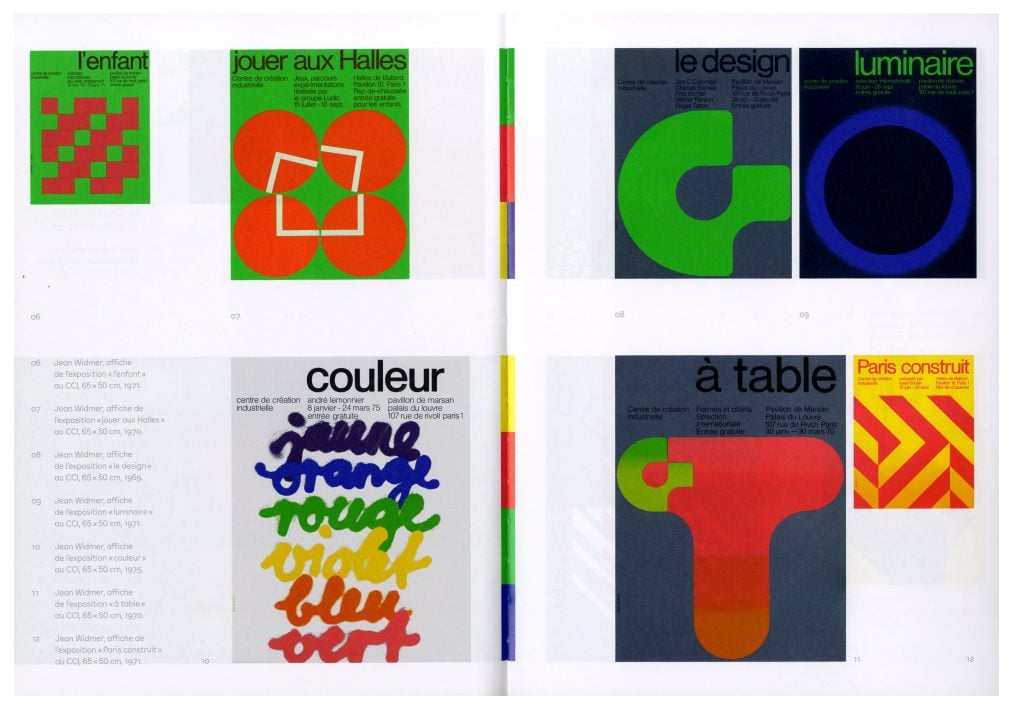 Design de Jean Widmer - Catalogue exposition
