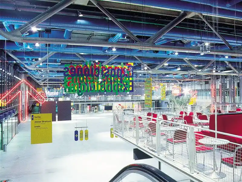 Designer Ruedi Bauer - Centre Pompidou