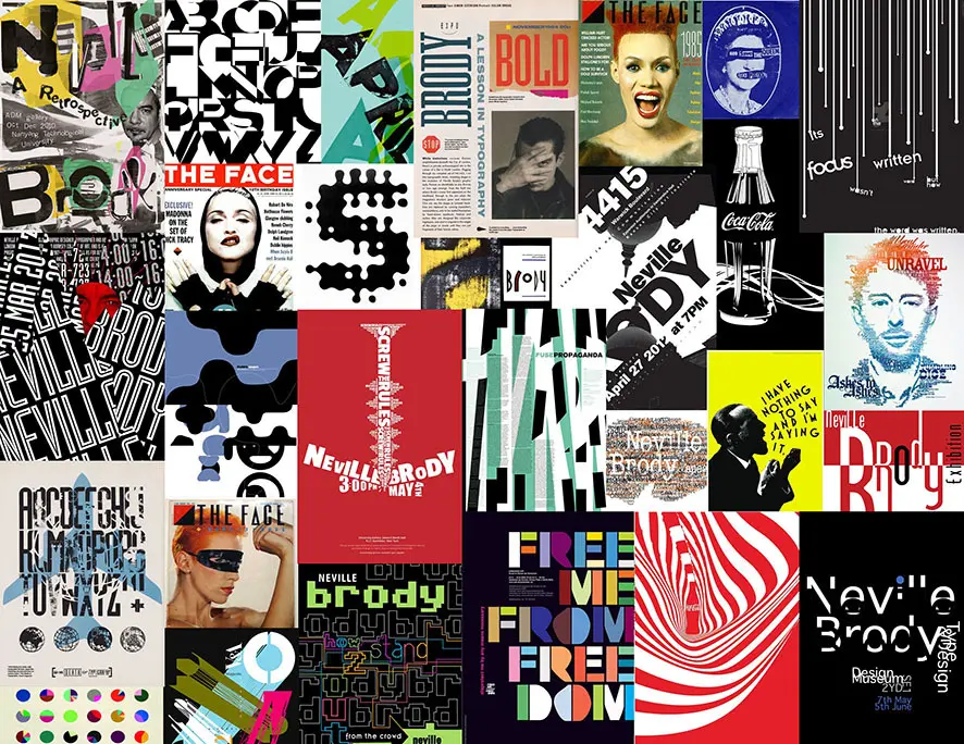 Designer - Neville Brody - Compilation de design graphique