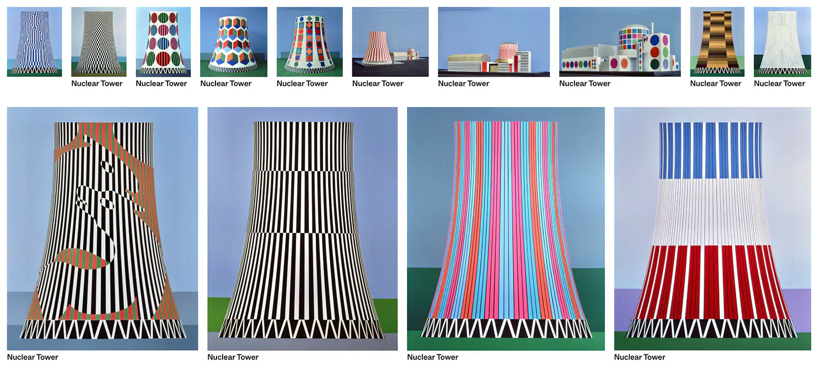 Les tours nucléaires de Vasarely